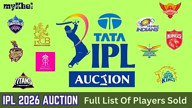 IPL 2026 Auction: Cameron Green To Matheesha Pathirana- Full List Of Sold Players In Mini Auction