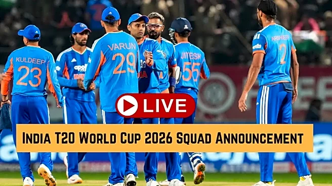 India T20 World Cup 2026 Squad Announcement LIVE Updates: BCCI Selectors to Pick Team, Suryakumar Yadav to captain