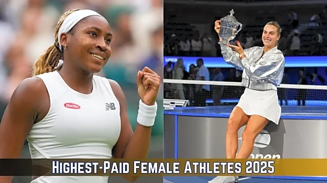 2025 Highest-Paid Female Athletes: Coco Gauff, Aryna Sabalenka Top Forbes List as Tennis Dominates Global Earnings