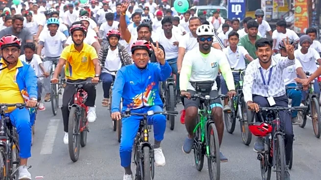 Union Minister Mansukh Mandaviya Leads First Anniversary Celebrations of Fit India Sundays in Puducherry