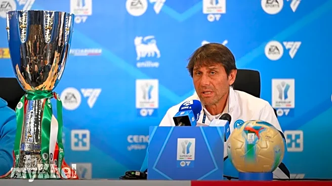 Napoli's Conte Urges Focus As Supercoppa Italiana Final Against Bologna Looms