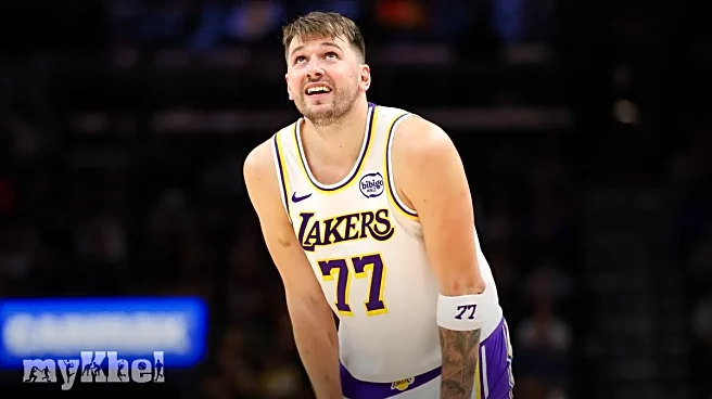 NBA Doncic Leaves Early With Leg Contusion As Lakers Fall To Clippers