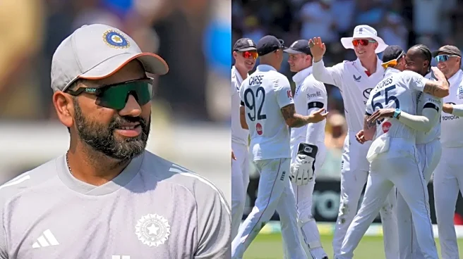 Rohit Sharma Takes Swipe at England as Ashes Slip Away Down Under