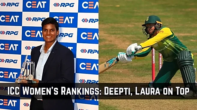ICC Women's Player Rankings: Deepti Sharma Becomes No.1 Bowler in T20Is; Laura Wolvaardt Pips Smriti Mandhana To Reclaim ODI Batting Summit