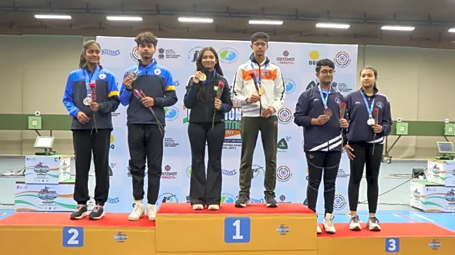 Shooting: Ramita Jindal, Himanshu Dhillon Win 10m Air Rifle Mixed Team Gold at NSCC