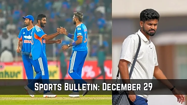 Sports Bulletin December 29: India to Rest Bumrah, Pandya for NZ ODIs; Shreyas Iyer Eyes Domestic Return