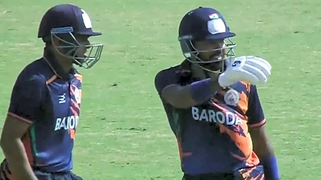 Hardik Pandya Turns the Tide With Explosive 133 in Baroda’s Fightback