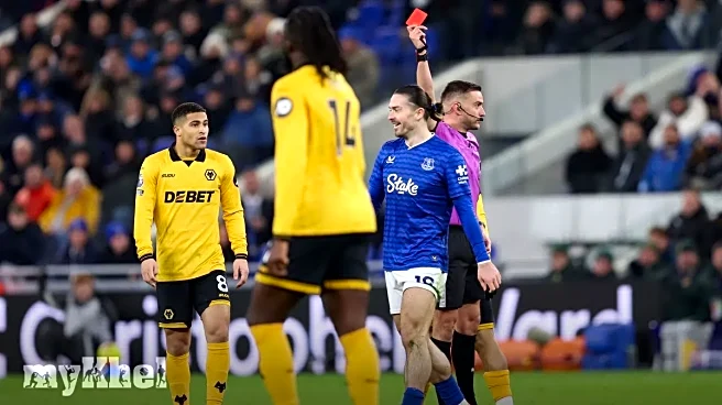 Everton Vs Wolves: Red Cards For Keane And Grealish Define 1-1 Draw