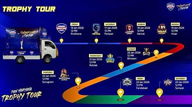 KCL Trophy Tour: Full Schedule of Kabaddi Champions League Trophy Run, Date and Timings