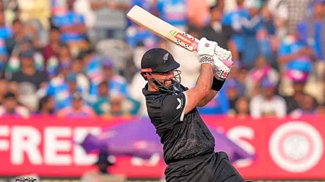IND vs NZ 1st ODI: Mitchell, Openers Shine as New Zealand Post 300/8 in Vadodara