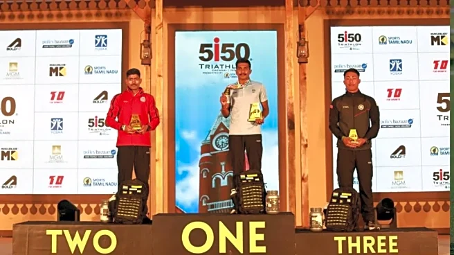 Indian athletes steal the show at inaugural 5i50 Triathlon Chennai 2025
