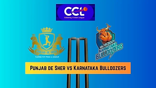 Punjab De Sher vs Karnataka Bulldozers Live Score, CCL 2026: Karan revives Bulldozers with Fifty; KB 127/5 (16)