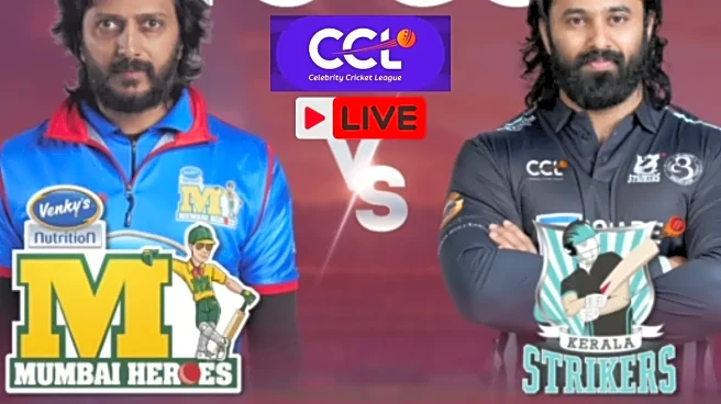 Mumbai Heroes vs Kerala Strikers LIVE Score, CCL 2026: Arjun dismissed with Navdeep stunner; KS 71/2, Target 192