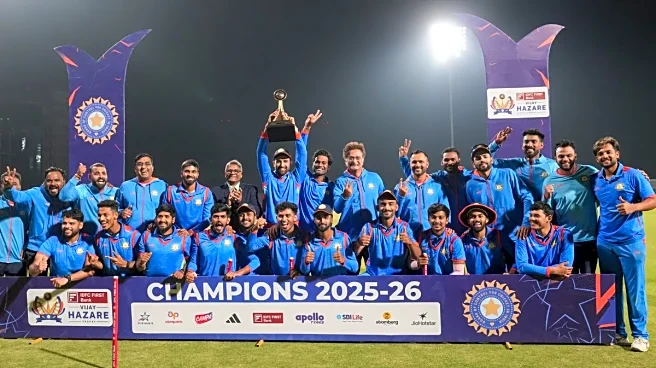 Atharva Taide, Yash Thakur star as Vidarbha beat Saurashtra to win Vijay Hazare Trophy