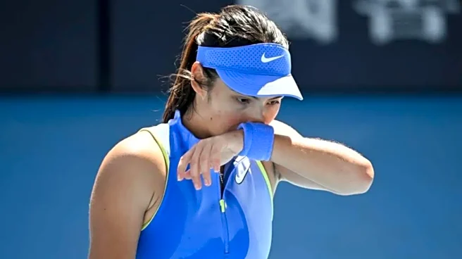 Australian Open: Raducanu to 're-evaluate' style of play after second-round exit