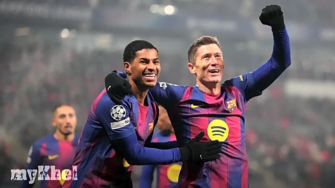 Lewandowski Leads Barcelona To 4-2 Victory Against Slavia Prague In Champions League Thriller