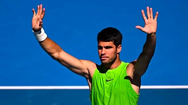 Australian Open: Alcaraz equals Borg with routine victory over Moutet