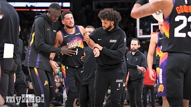 Suns Star Devin Booker Injures Ankle In Loss To Hawks, Hawks Rally To Victory