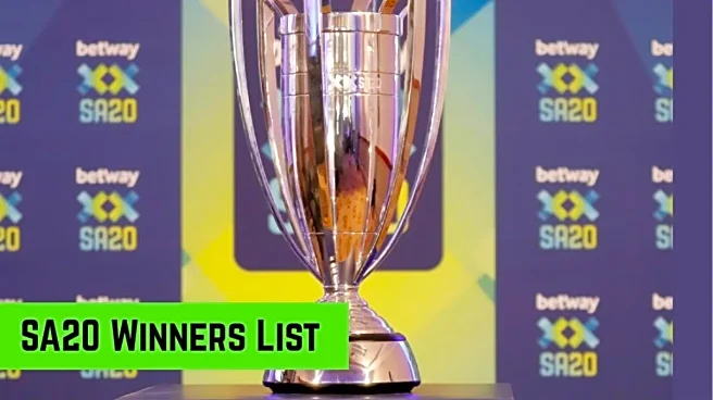 SA20 Winners List: Complete South Africa T20 League Champions, Runners-Up, Finals