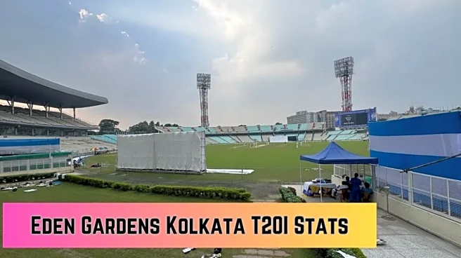 T20 World Cup 2026: Eden Gardens Kolkata Stadium Stats; T20I Records, Match Results, Top Players