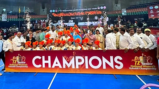 Haryana Clinches 72nd Women's Senior National Kabaddi Championship As Nikita Shines In Comeback