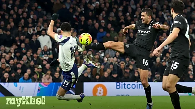 Tottenham Rally To Draw 2-2 With Manchester City As Solanke Scores A Scorpion Kick