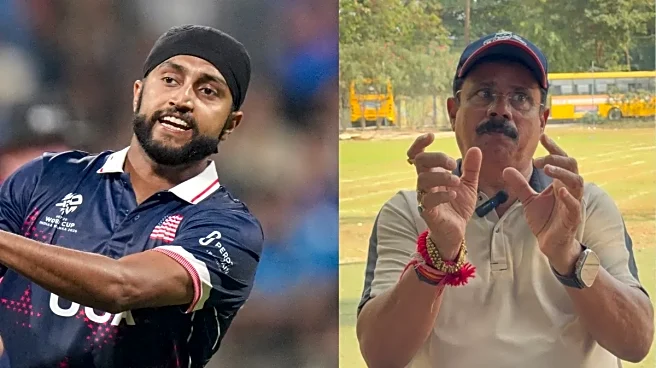 Why did Harmeet Singh, USA's T20 World Cup Star, recently donated Rs 10 Lakh to Rohit Sharma's Coach?
