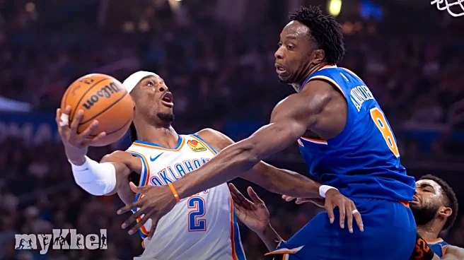 Shai Gilgeous-Alexander's Late Flurry Helps Thunder Edge Knicks