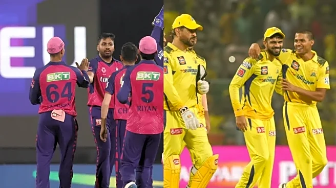 RR vs CSK Playing 11, IPL 2026: Rajasthan Royals vs Chennai Super Kings Team News, Predicted Lineups