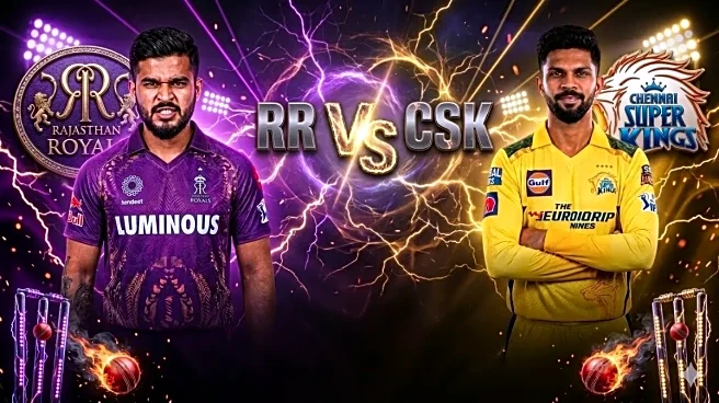 RR vs CSK Dream11 Prediction, Match 3 IPL 2026: Fantasy Team, Playing XI, Pitch Report And Captain Picks