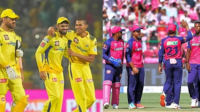 CSK vs RR H2H Record: Updated Head-to-Head Stats after Rajasthan Royals beat Chennai Super Kings Today