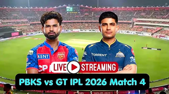 PBKS vs GT Live Streaming: Where to Watch Punjab Kings vs Gujarat Titans IPL 2026 Match on TV and Online?