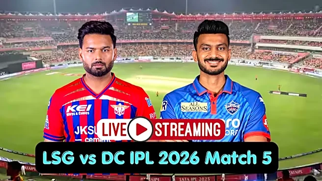 LSG vs DC Live Streaming: Where to Watch Lucknow Super Giants vs Delhi Capitals IPL 2026 Match on TV and Online?