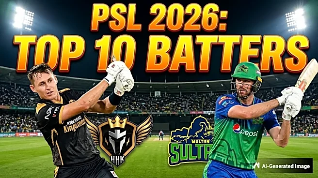PSL 2026: Top 10 Batters, Team-Wise Top 3 On April 1 Hyderabad Kingsmen vs Multan Sultans