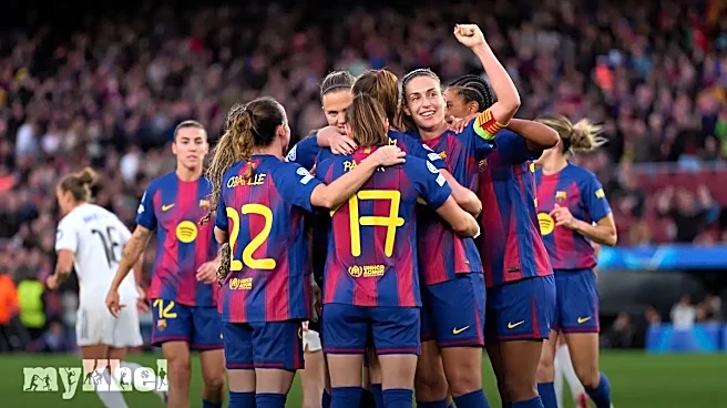 Barcelona Women Secure Champions League Semi-final Spot With 6-0 Win Over Real Madrid