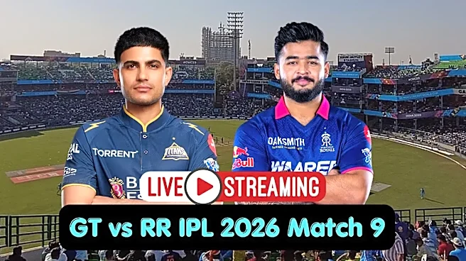 GT vs RR Live Streaming: Where to Watch Gujarat Titans vs Rajasthan Royals IPL 2026 Match on TV and Online?
