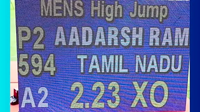 Aadarsh Ram Flies High With New Personal Best In Bengaluru