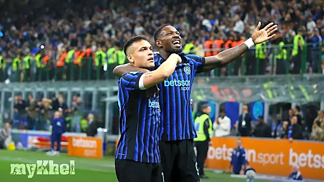 Inter Thuram Martinez Bond Grows As Inter Beat Roma 5-2