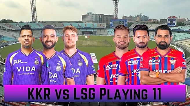 KKR vs LSG Playing 11: Knight Riders vs Lucknow Super Giants Team News, Predicted Lineup for Match 15