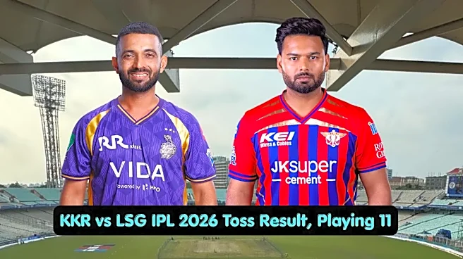 KKR vs LSG Toss Report, Playing 11: Lucknow Win the Toss and Bowl First, Lineups Announced