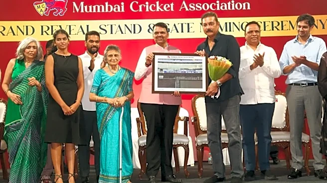 Wankhede Stadium Honors Four India Legends: New Stand & Gates Unveiled by CM Fadnavis