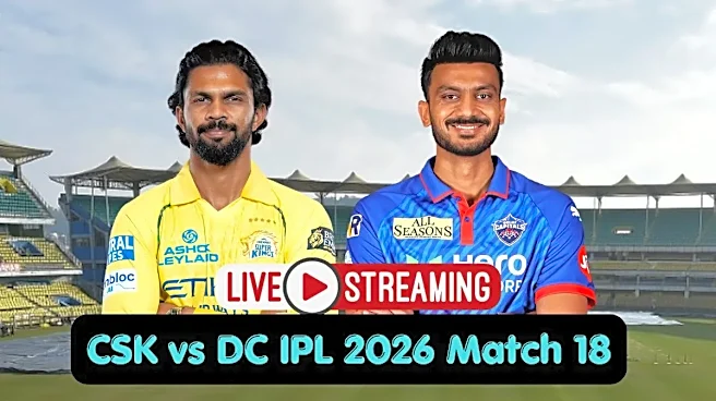CSK vs DC Live Streaming: Where to Watch IPL 2026 Match 18 on TV and Online in India, UK and Other Countries?