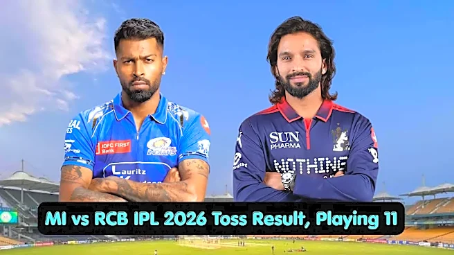 MI vs RCB Toss Result, Playing 11: MI win the Toss and Bowl First, Lineups Announced