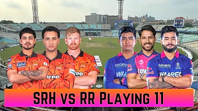 SRH vs RR Playing 11, IPL 2026: Sunrisers Hyderabad vs Rajasthan Royals Team News, Predicted Lineups