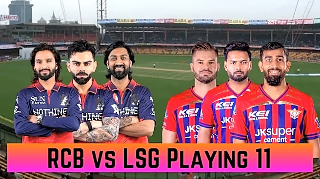 RCB vs LSG Playing 11, IPL 2026: Royal Challengers Bengaluru vs Lucknow Super Giants Team News, Lineups