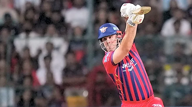 RCB vs LSG IPL 2026: Mitchell Marsh Launches Bhuvi's Delivery With A Colossal 102-Metre Six