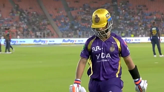GT vs KKR: 'Just Leave, Biggest Failure' - Ajinkya Rahane receives Fan Wrath after First Ball Duck