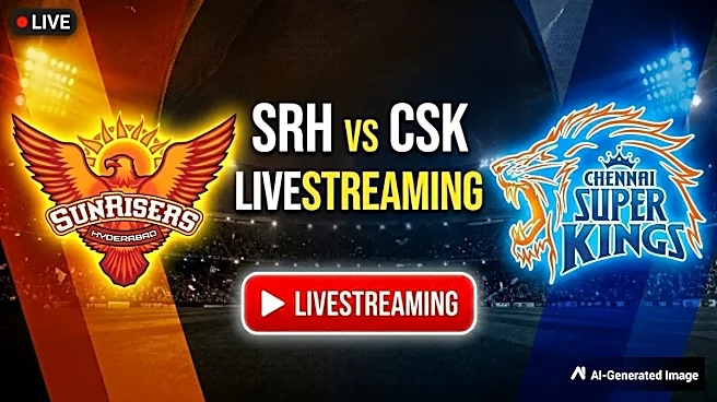 SRH vs CSK Live Streaming, IPL 2026: Where to Watch Today's Match on TV and Online in India, UK, USA and Other Countries?