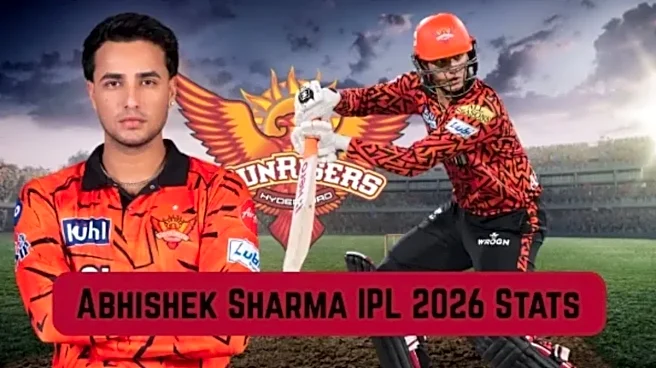 Abhishek Sharma IPL 2026 Stats: Runs, Highest Score, Sixes and More - Latest Update after SRH vs CSK Match on April 18