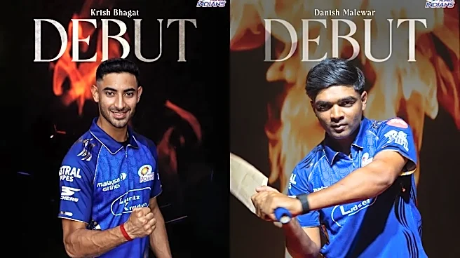 IPL 2026: Meet Danish Malewar and Krish Bhagat, Mumbai Indians' Fresh Faces Making Debut vs Gujarat